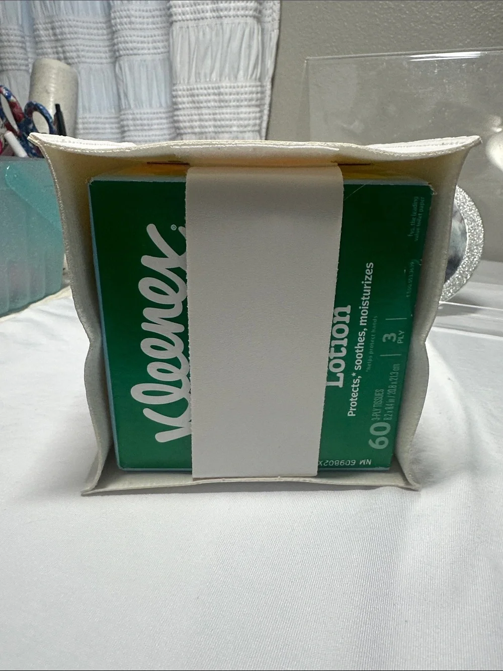 Here Comes The Sun White Tissue Box cover “ Here Comes the Sun” NWT